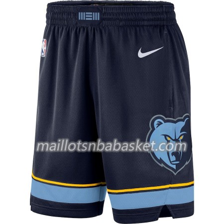 Memphis Grizzlies Homme Shorts Navy 2018-19 Nike Swingman